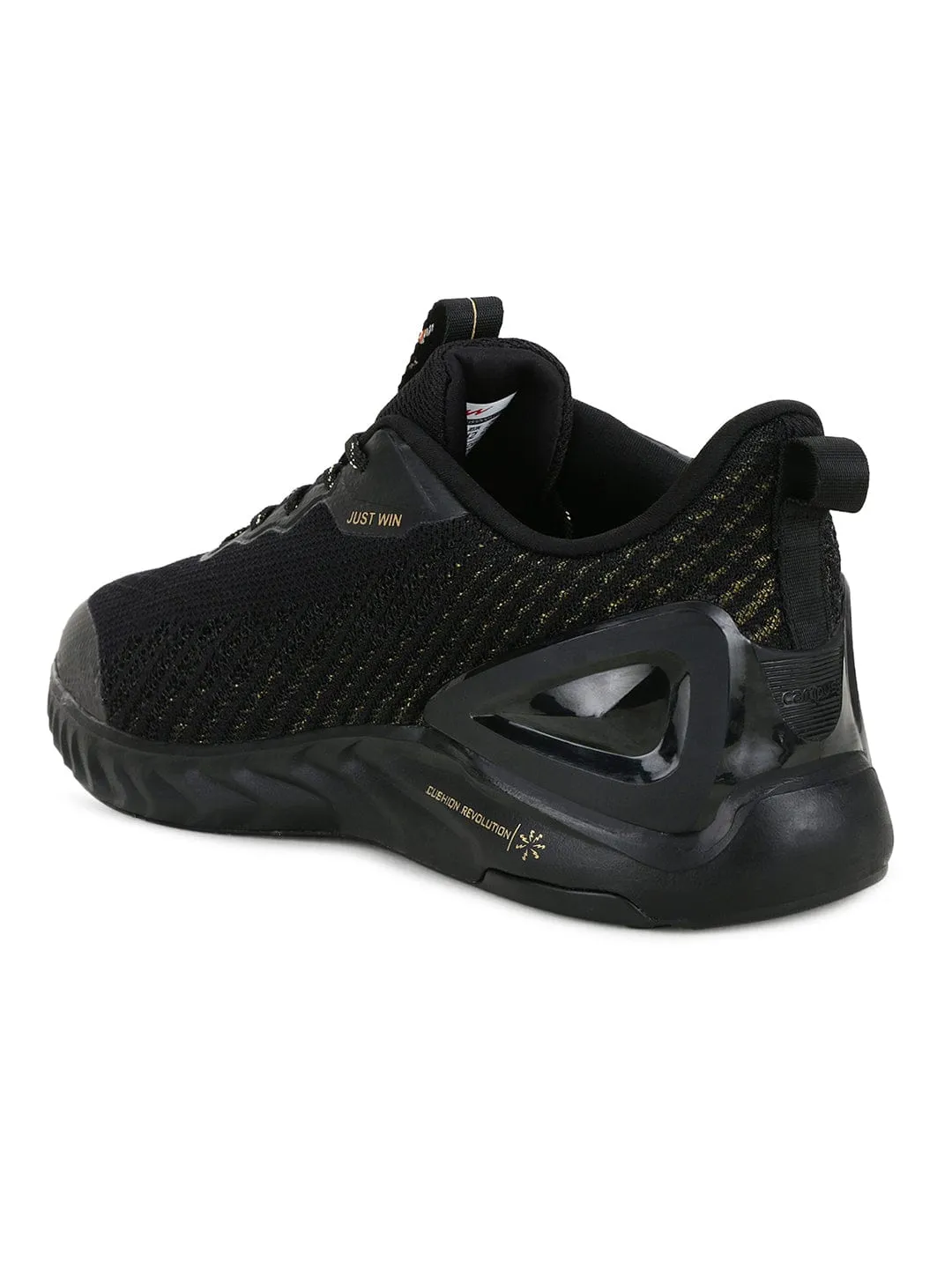 GARNATE Black Men's Running Shoes sold by Campus Shoes product image thumbnail 2