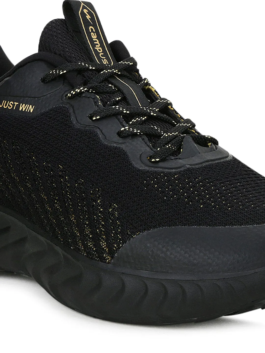 GARNATE Black Men's Running Shoes sold by Campus Shoes product image thumbnail 4