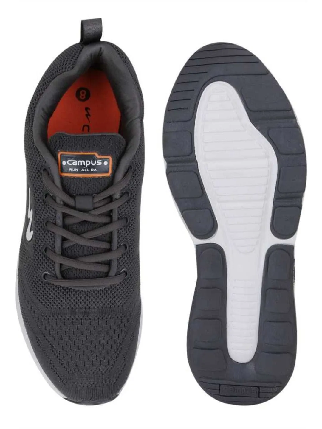 NORTH PLUS Grey Men's Running Shoes sold by Campus Shoes product image thumbnail 4