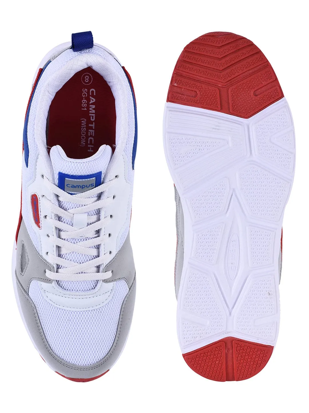 WISDOM White Men's Running Shoes sold by Campus Shoes product image thumbnail 4