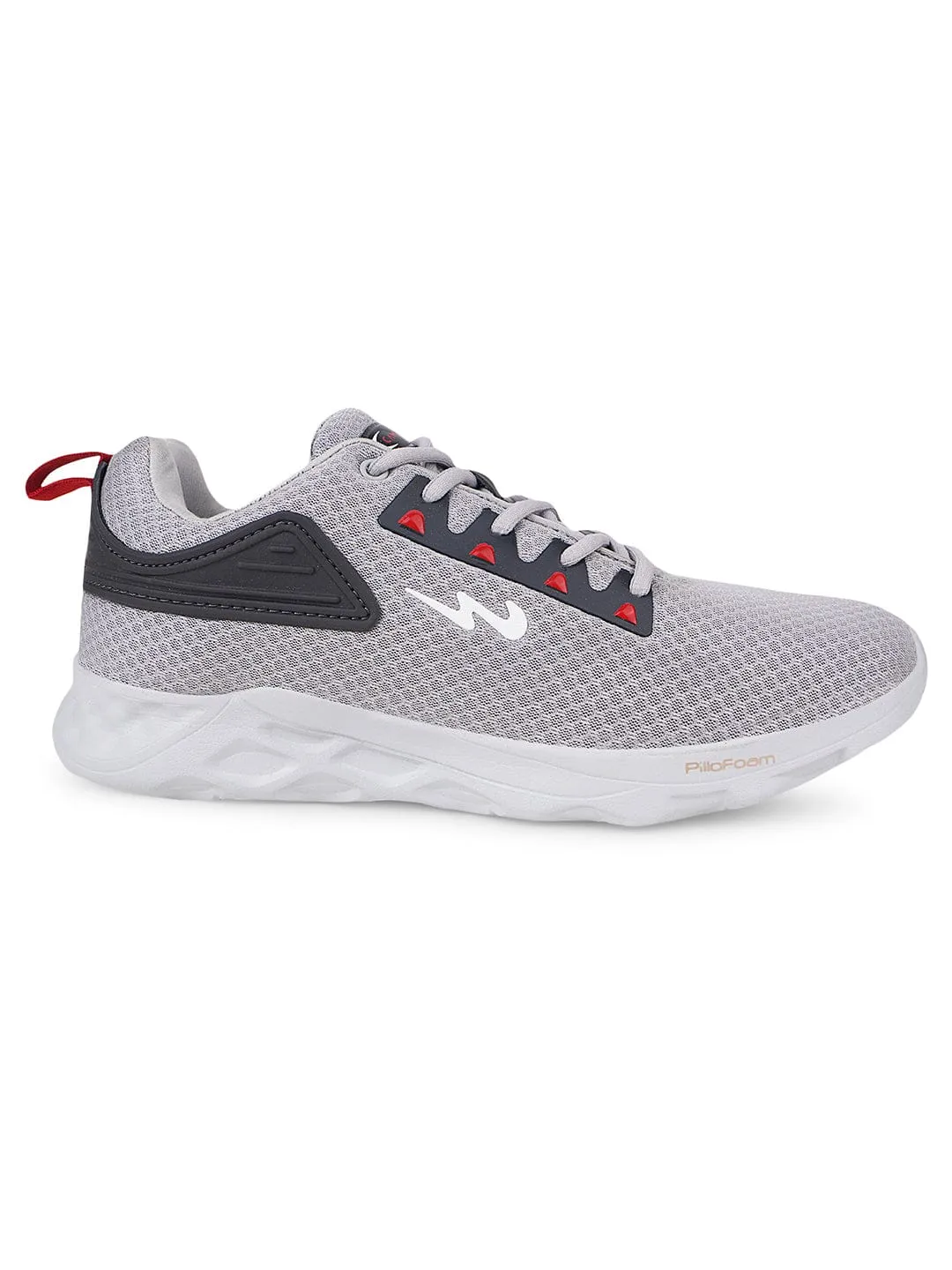 CLUSTER PRO Grey Men's Running Shoes sold by Campus Shoes