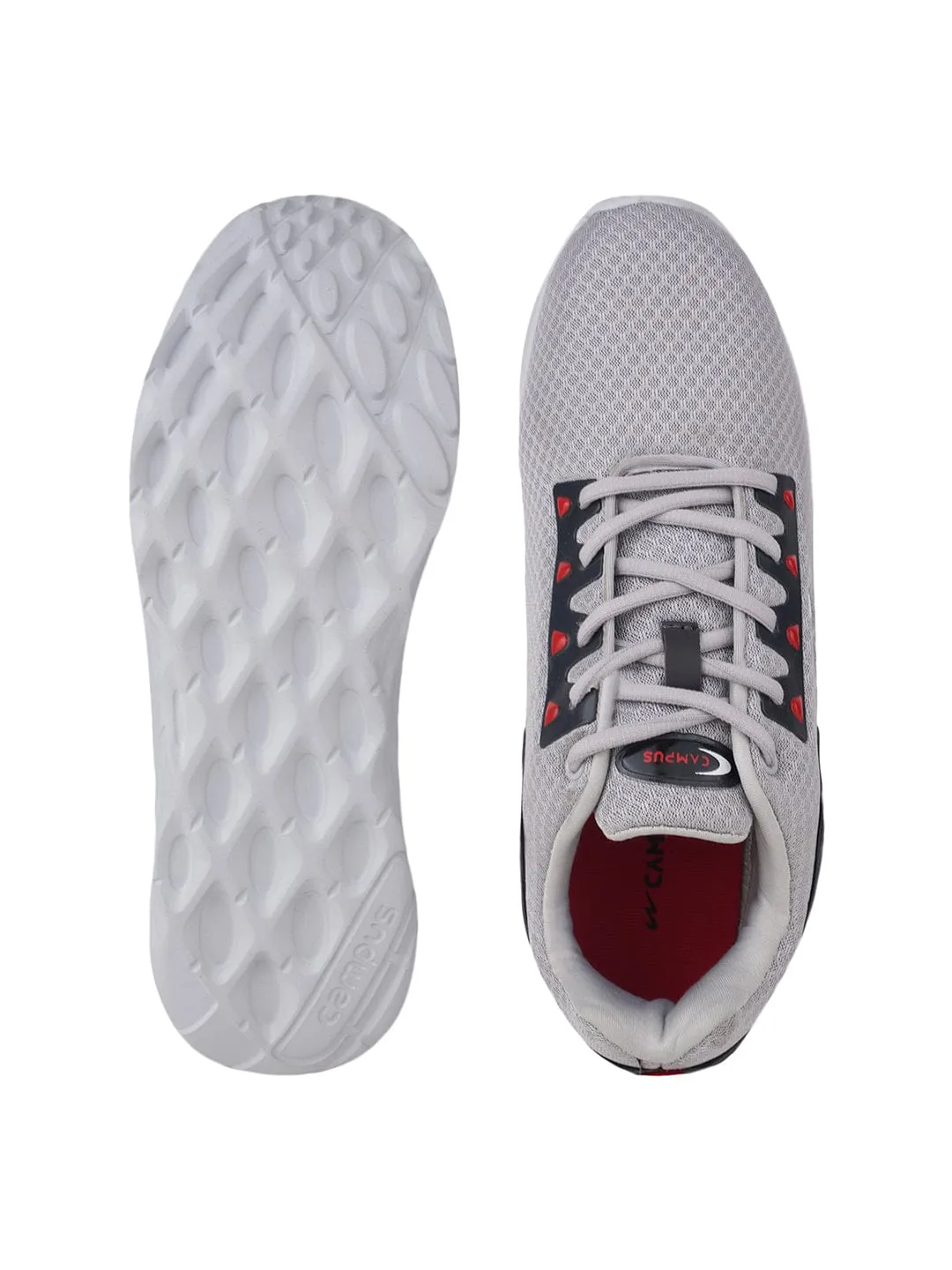 CLUSTER PRO Grey Men's Running Shoes sold by Campus Shoes product image thumbnail 4