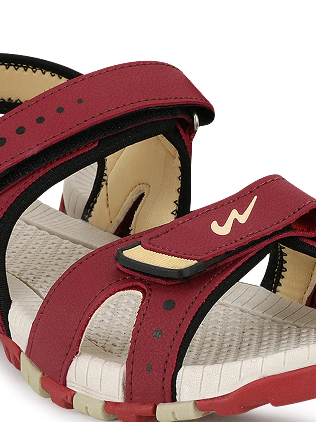 JOY Red Men's Sports Sandals sold by Campus Shoes product image thumbnail 5