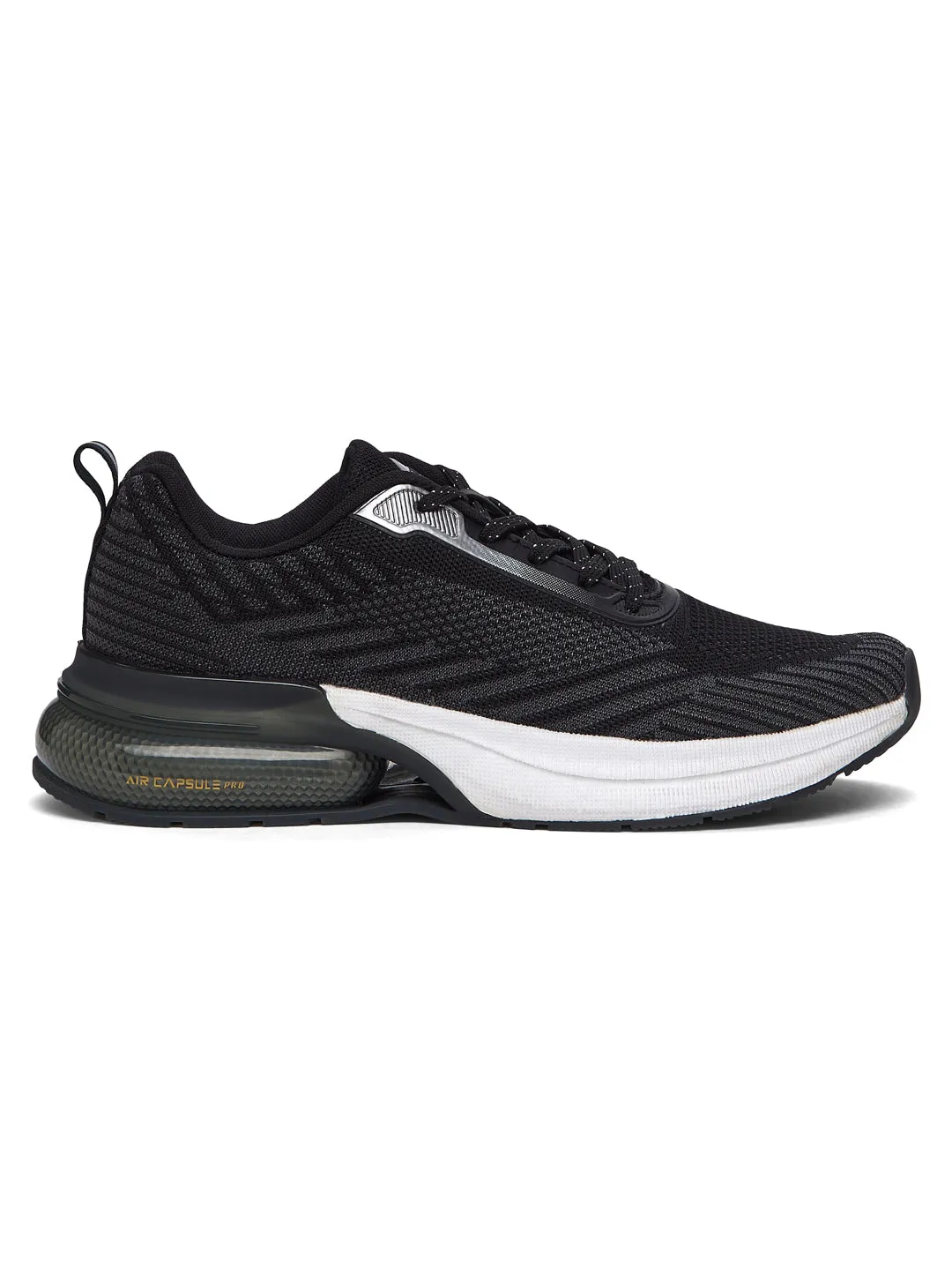 SUMMIT Black Men's Running Shoes sold by Campus Shoes