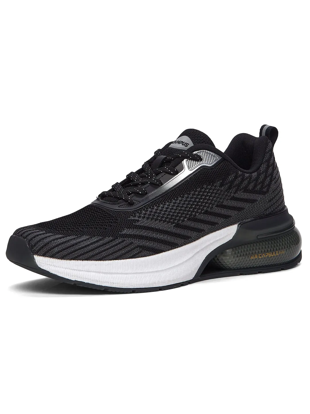 SUMMIT Black Men's Running Shoes sold by Campus Shoes product image thumbnail 5