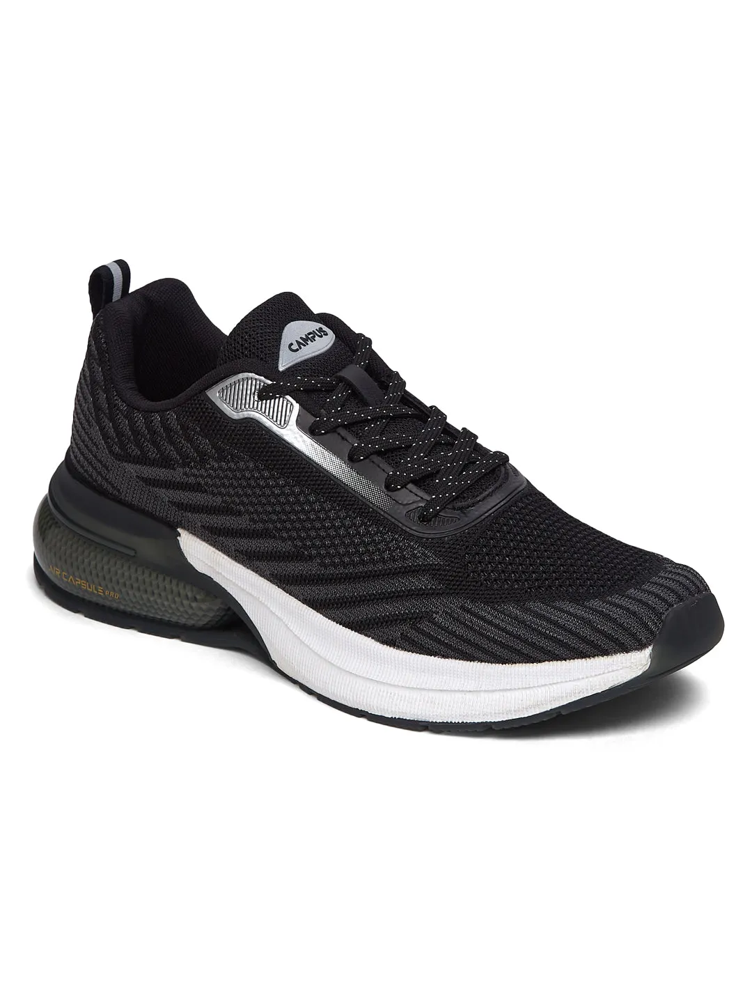 SUMMIT Black Men's Running Shoes sold by Campus Shoes product image thumbnail 2
