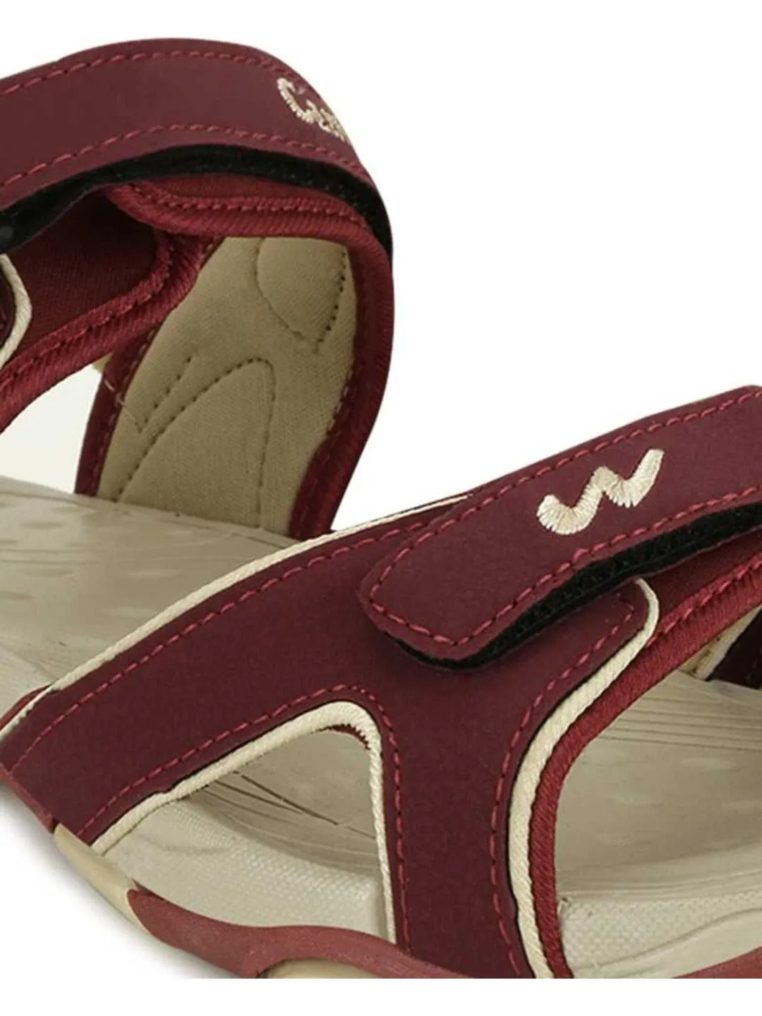 JAZZY Red Men's Sports Sandal sold by Campus Shoes product image thumbnail 5