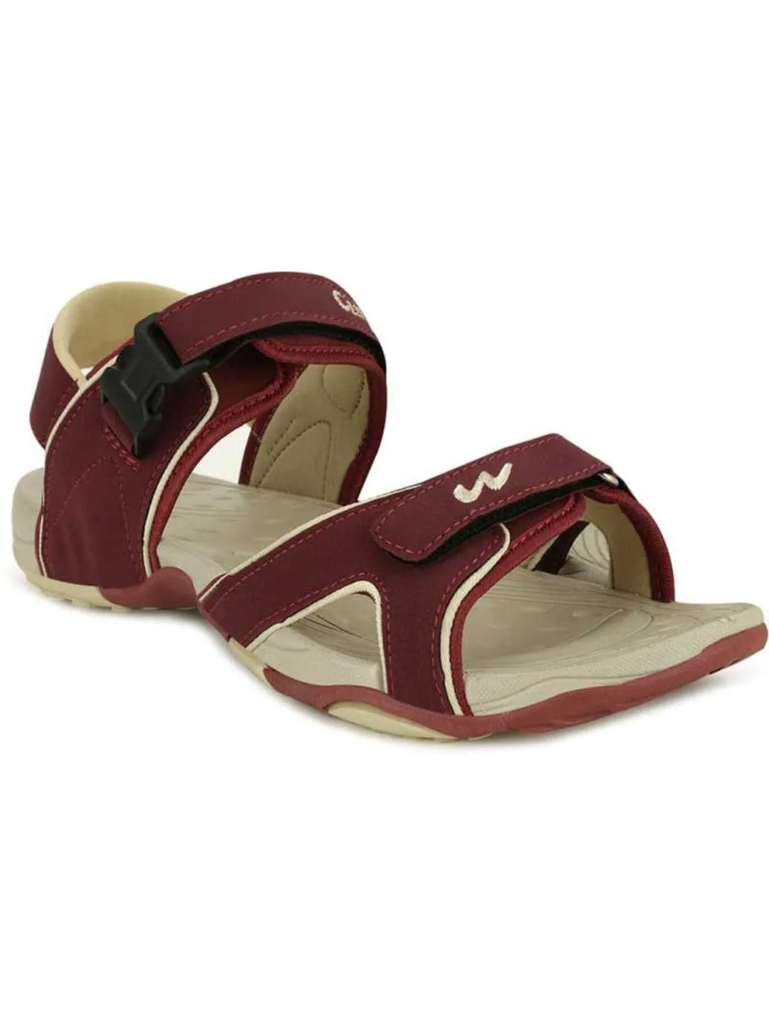 JAZZY Red Men's Sports Sandal sold by Campus Shoes product image thumbnail 2