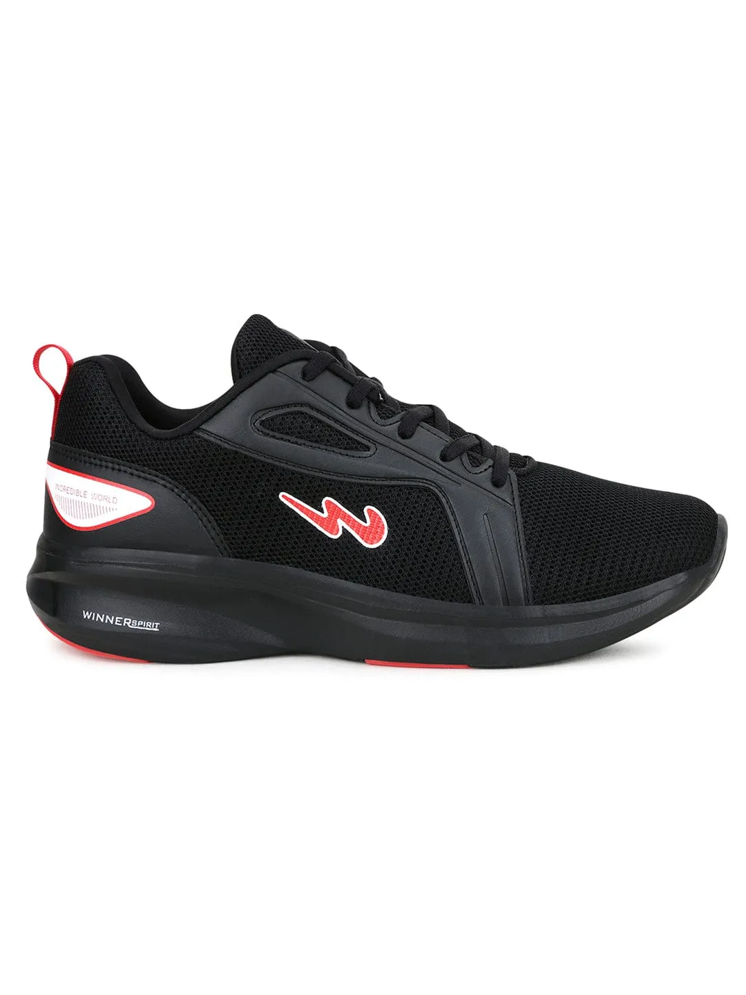 MAGNITE Black Men's Running Shoes sold by Campus Shoes