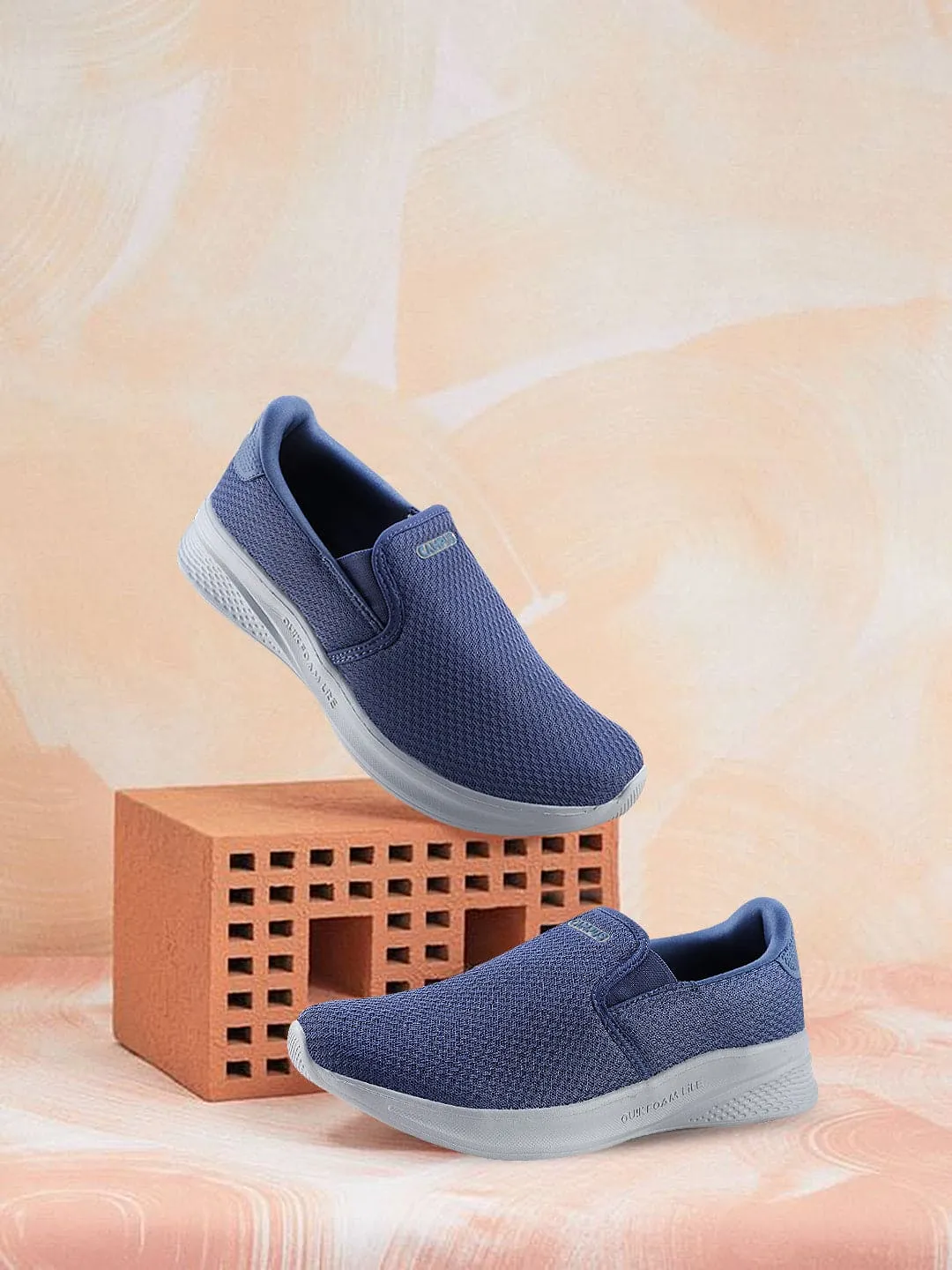 ABRIL Blue Men's Walking Shoes sold by Campus Shoes product image thumbnail 5