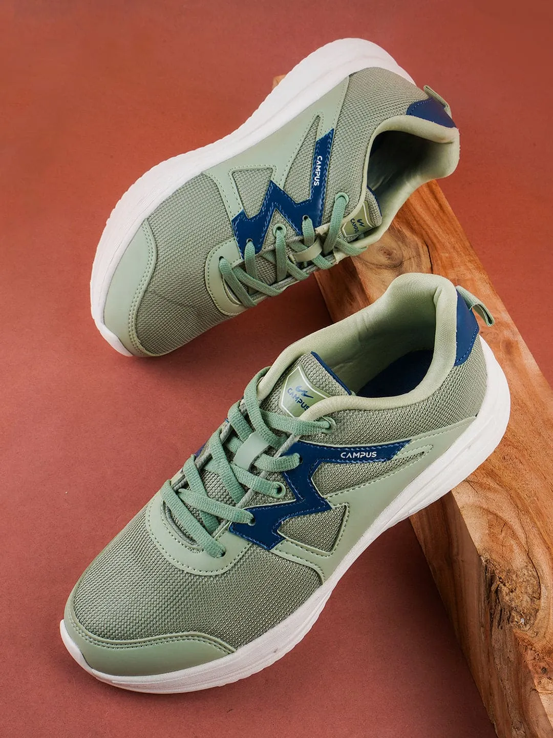 SLOT Olive Men's Sports Shoes sold by Campus Shoes product image thumbnail 5