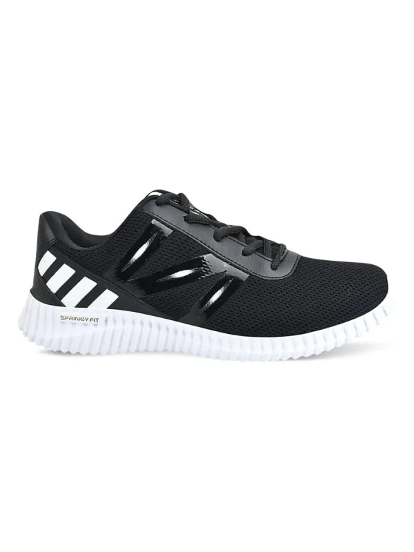 VOLGA Black Men's Running Shoes sold by Campus Shoes