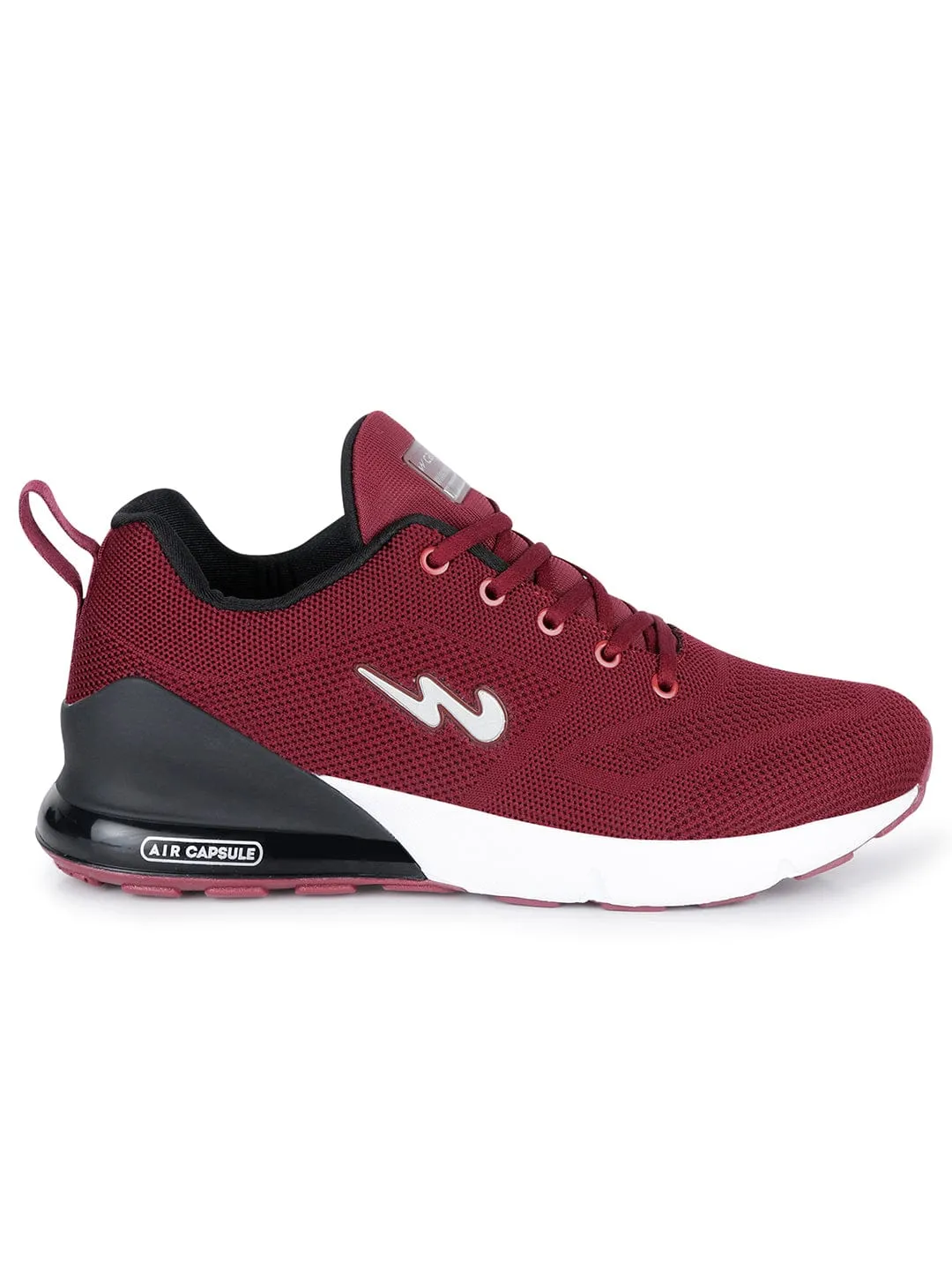 NORTH PLUS Burgundy Men's Running Shoes sold by Campus Shoes