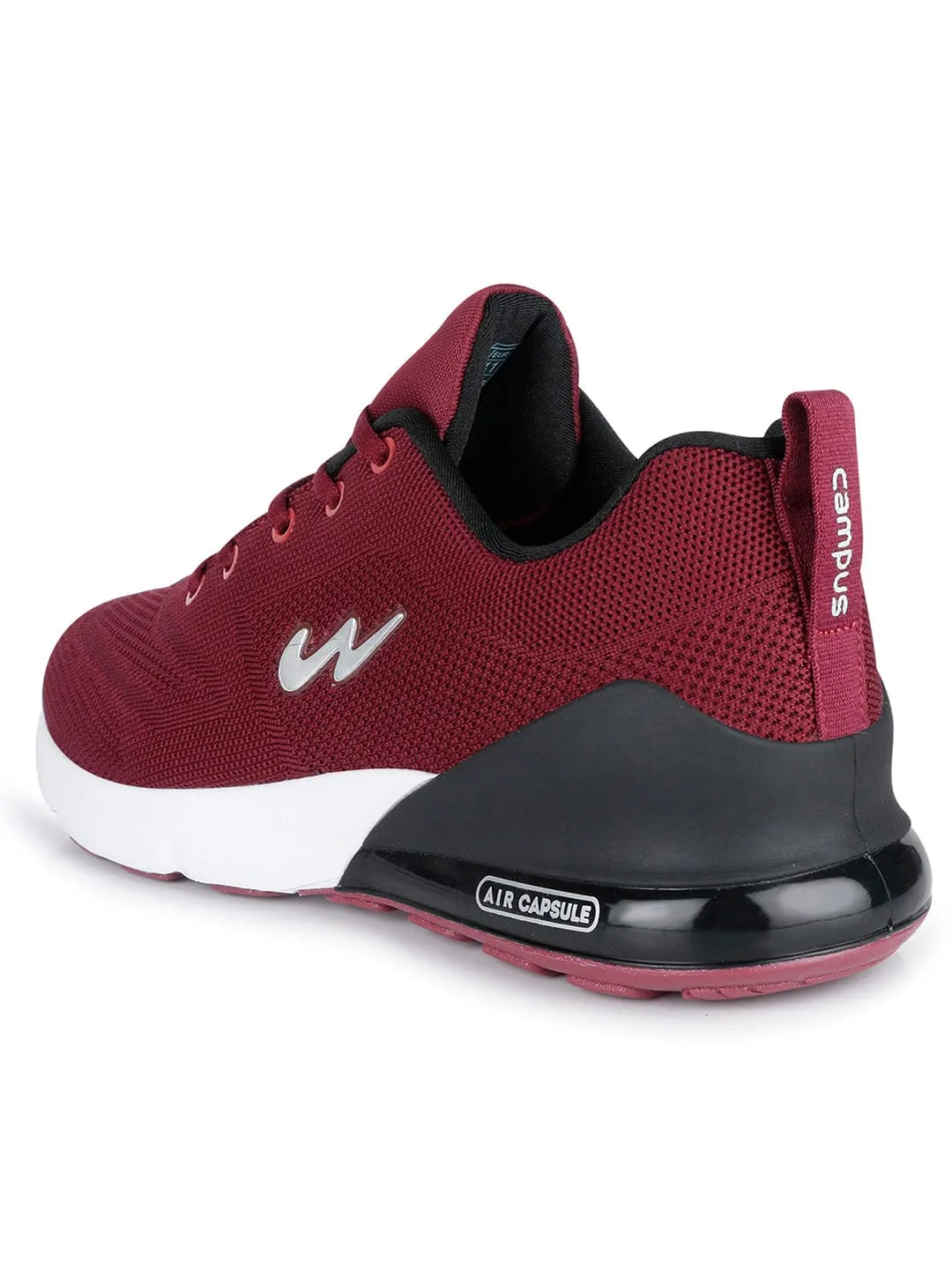 NORTH PLUS Burgundy Men's Running Shoes sold by Campus Shoes product image thumbnail 3