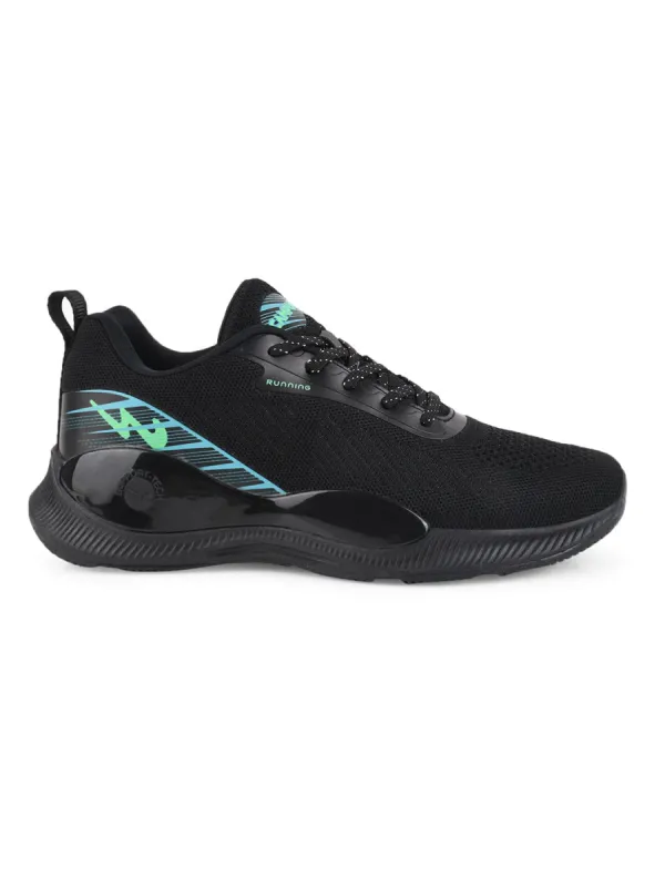 DIME Black Men's Running Shoes sold by Campus Shoes