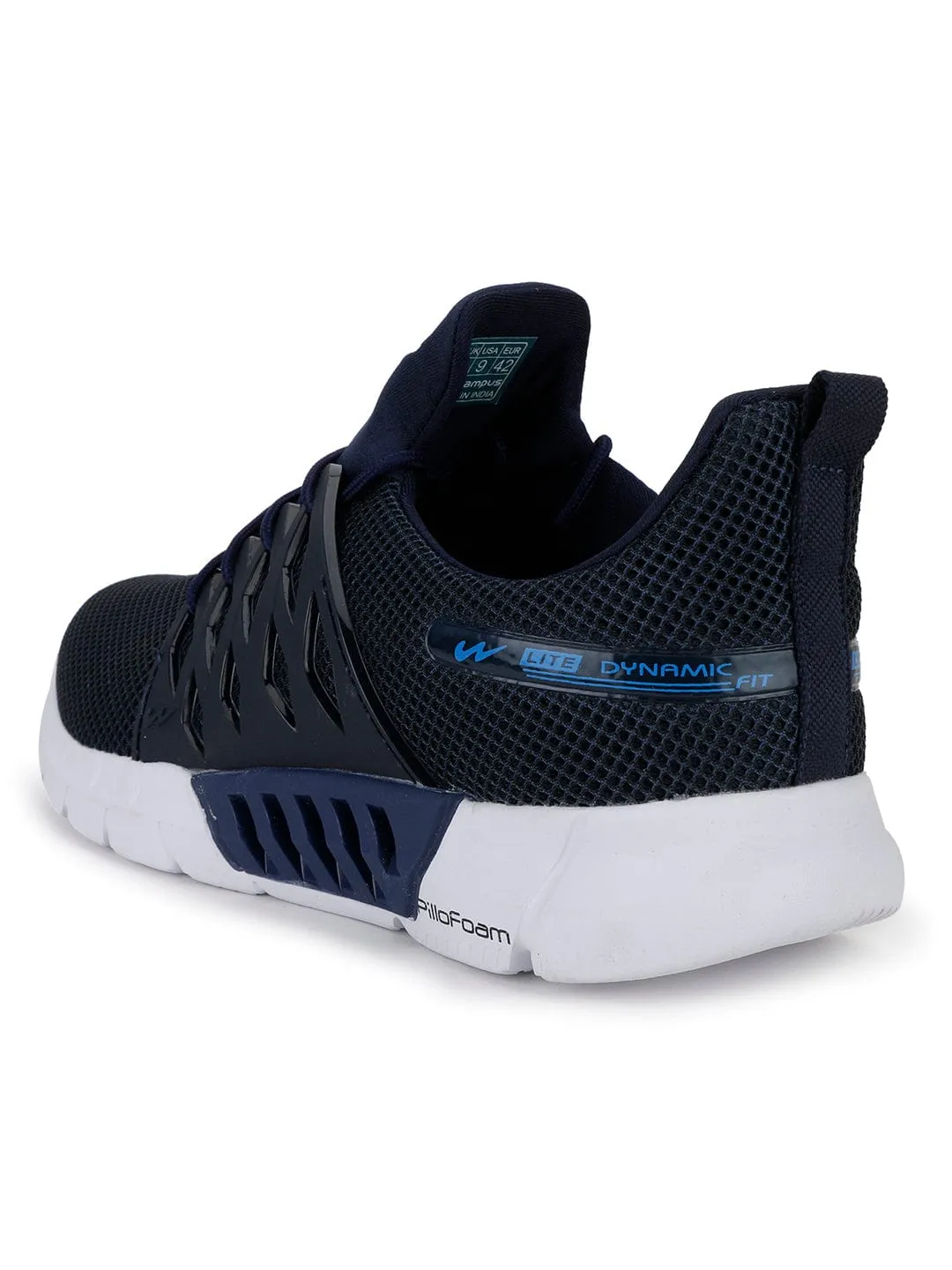 BELGIUM Navy Men's Running Shoes sold by Campus Shoes product image thumbnail 3