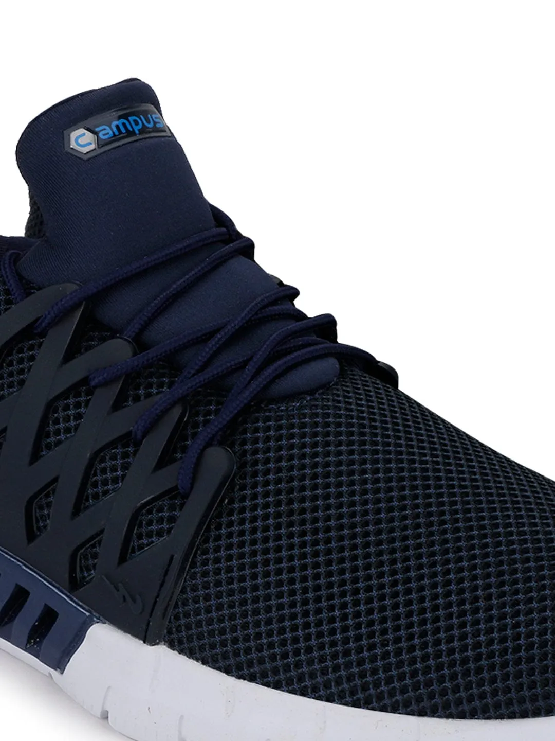 BELGIUM Navy Men's Running Shoes sold by Campus Shoes product image thumbnail 5