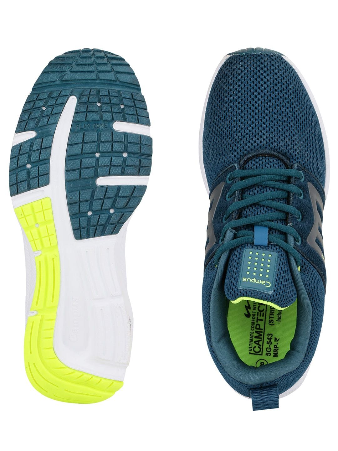 STRIDE Blue Men's Running Shoes sold by Campus Shoes product image thumbnail 4