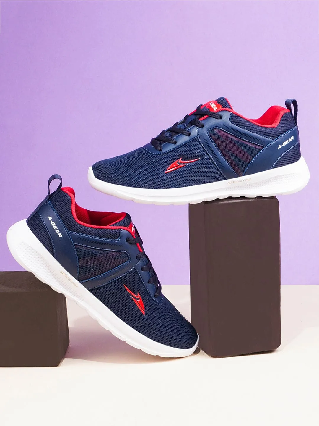 AGR-001 Navy Men's Sports Shoes sold by Campus Shoes product image thumbnail 5