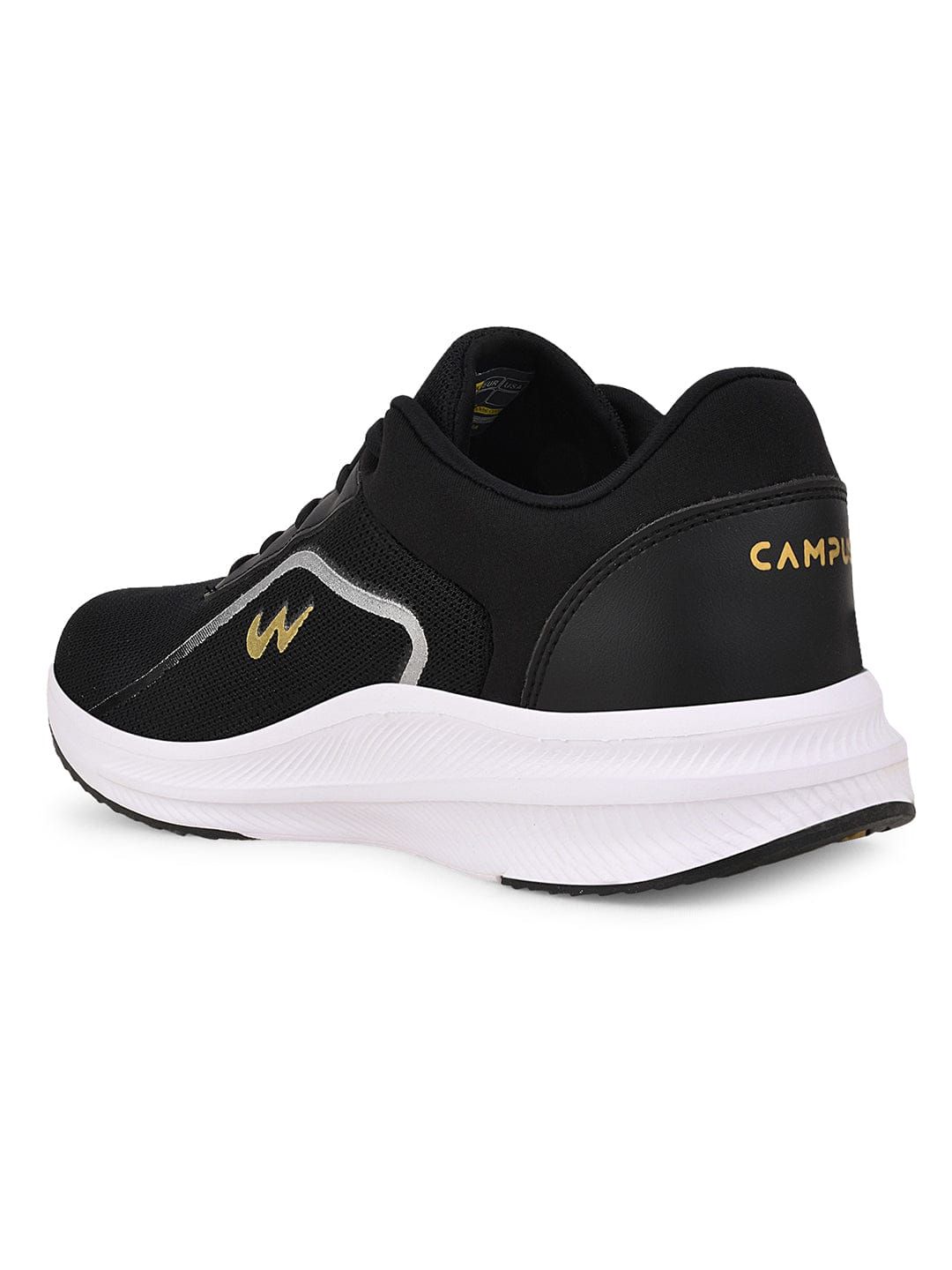 CAMP BIRD Black Men's Running Shoes sold by Campus Shoes product image thumbnail 3