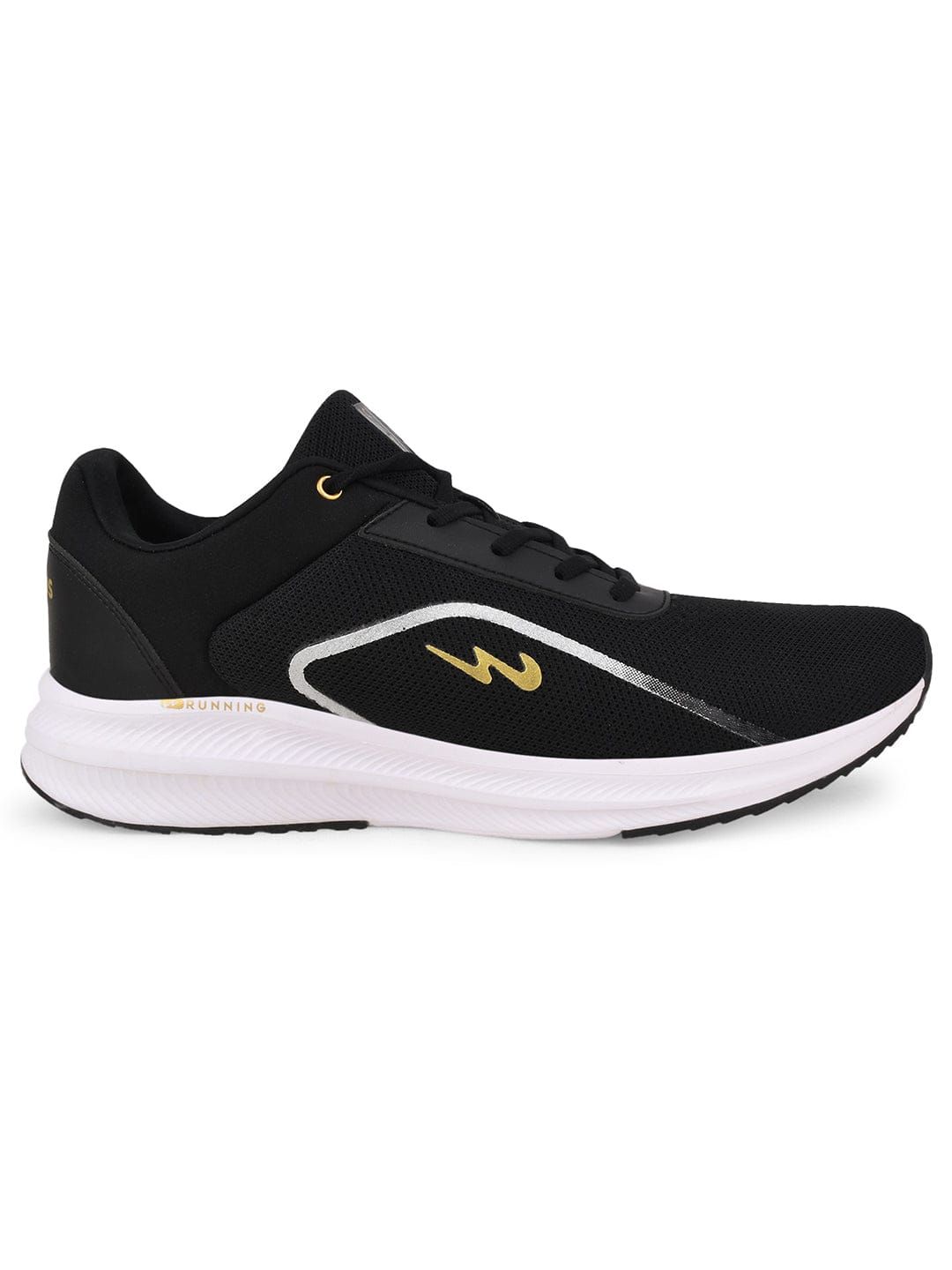 CAMP BIRD Black Men's Running Shoes sold by Campus Shoes
