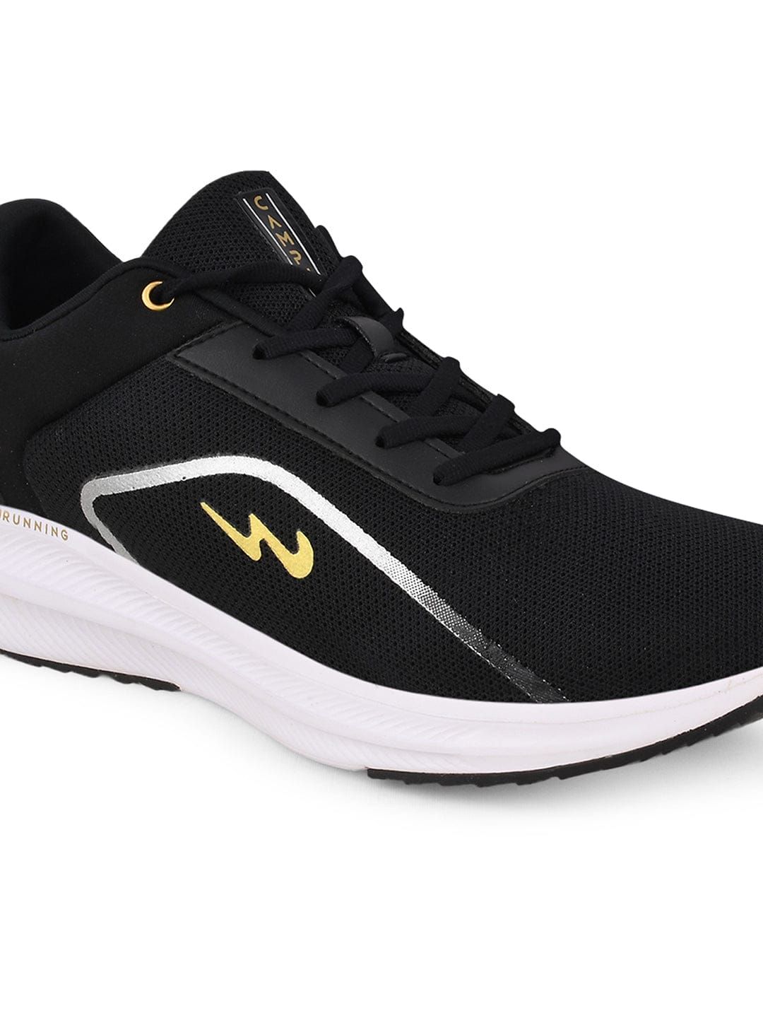 CAMP BIRD Black Men's Running Shoes sold by Campus Shoes product image thumbnail 5