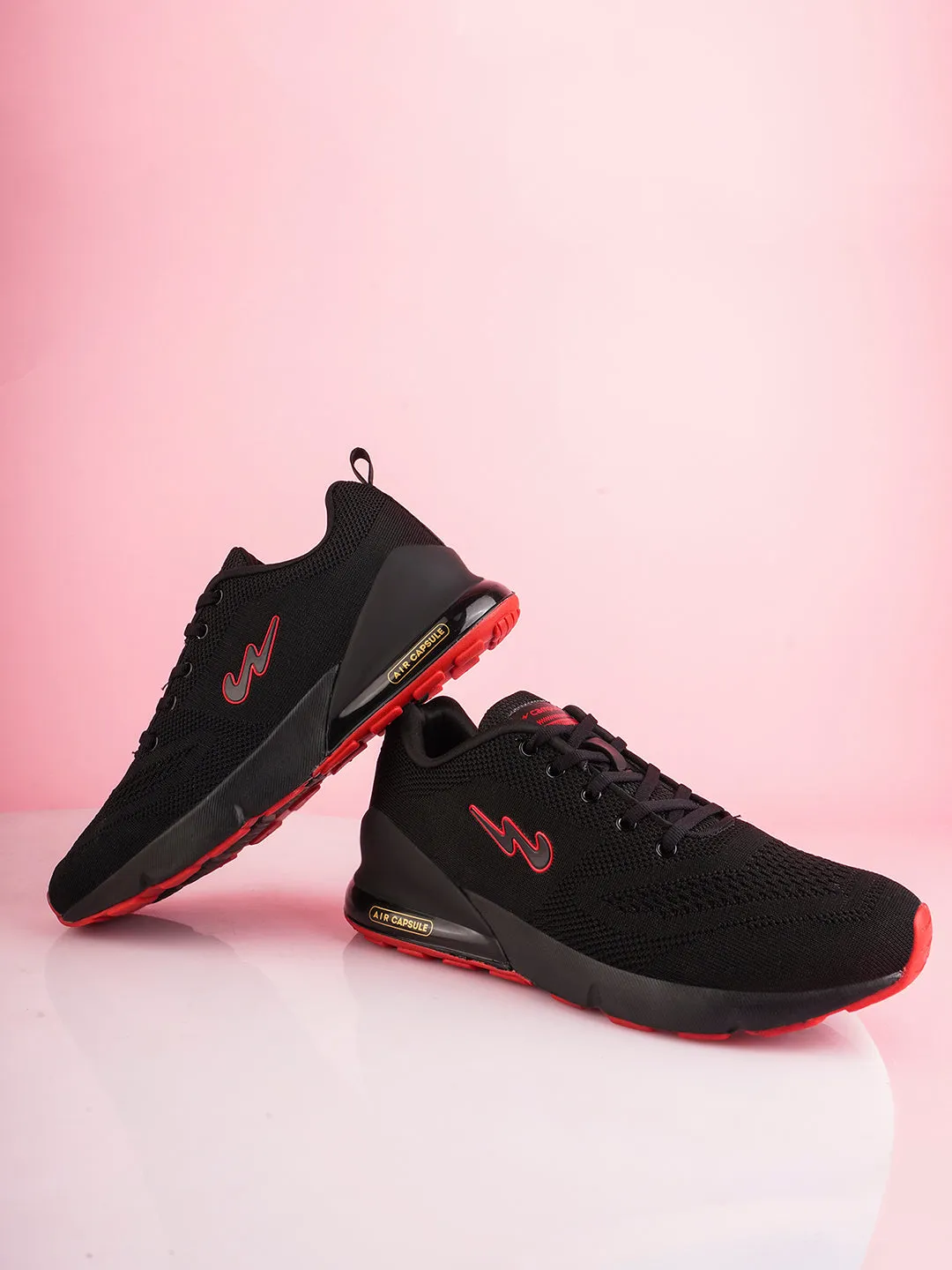 NORTH PLUS Black Men's Running Shoes sold by Campus Shoes product image thumbnail 5