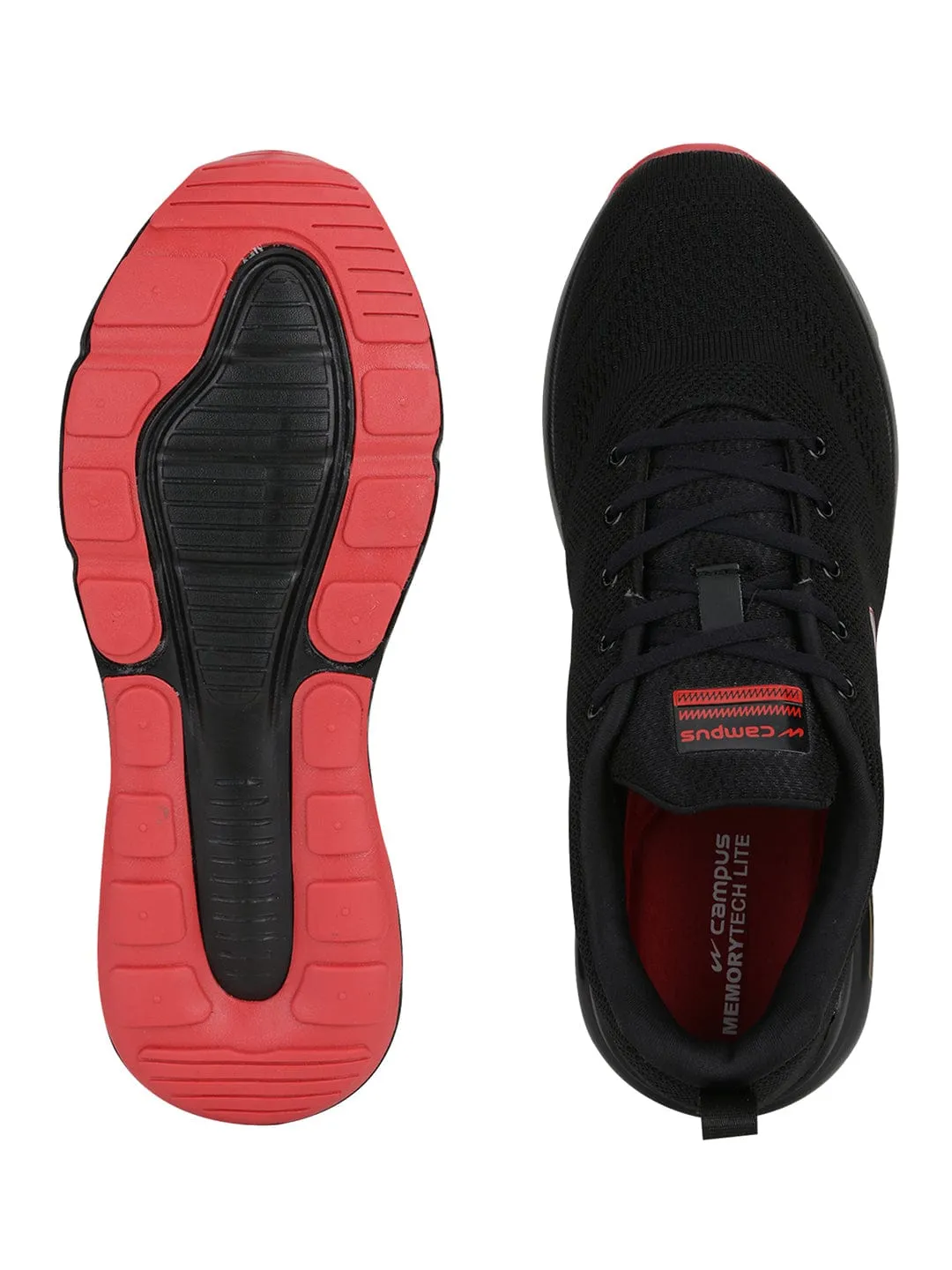 NORTH PLUS Black Men's Running Shoes sold by Campus Shoes product image thumbnail 4