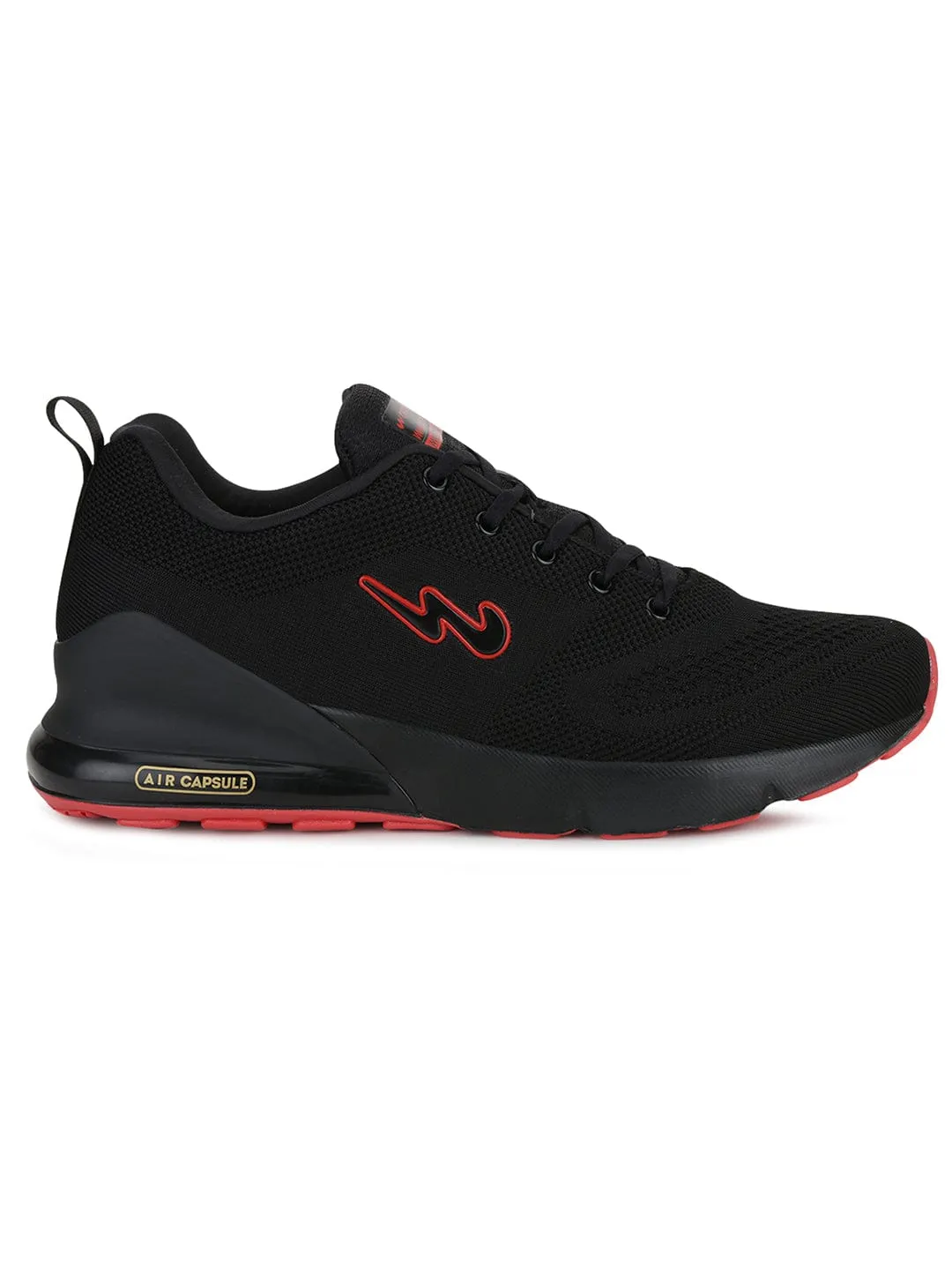 NORTH PLUS Black Men's Running Shoes sold by Campus Shoes