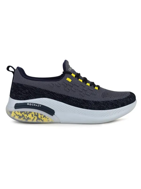 ROUTE Grey Men's Running Shoes sold by Campus Shoes