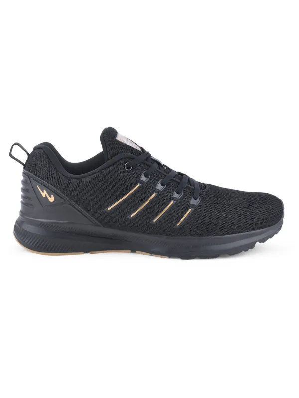 VACUM Black Men's Running Shoes sold by Campus Shoes
