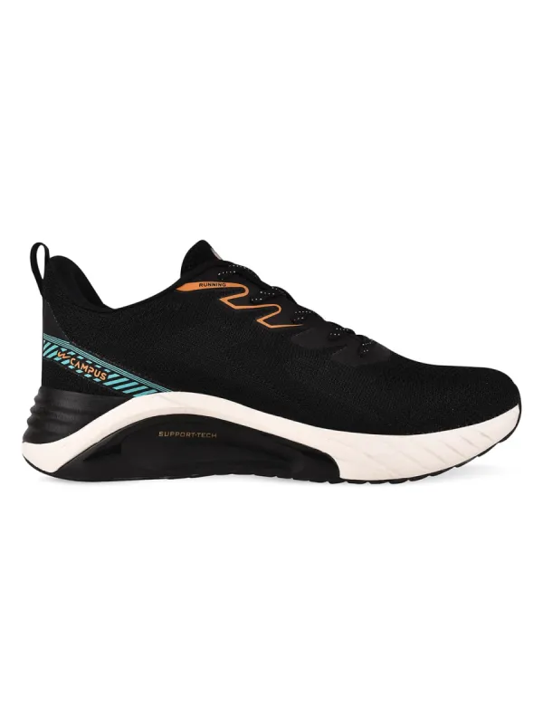 HYDEN Black Men's Running Shoes sold by Campus Shoes