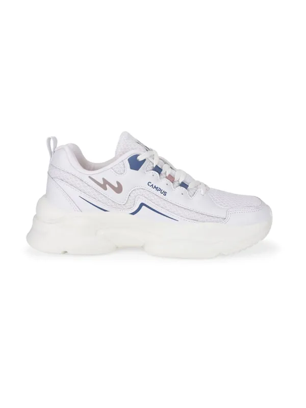 BUTTER White Women's Sneakers sold by Campus Shoes