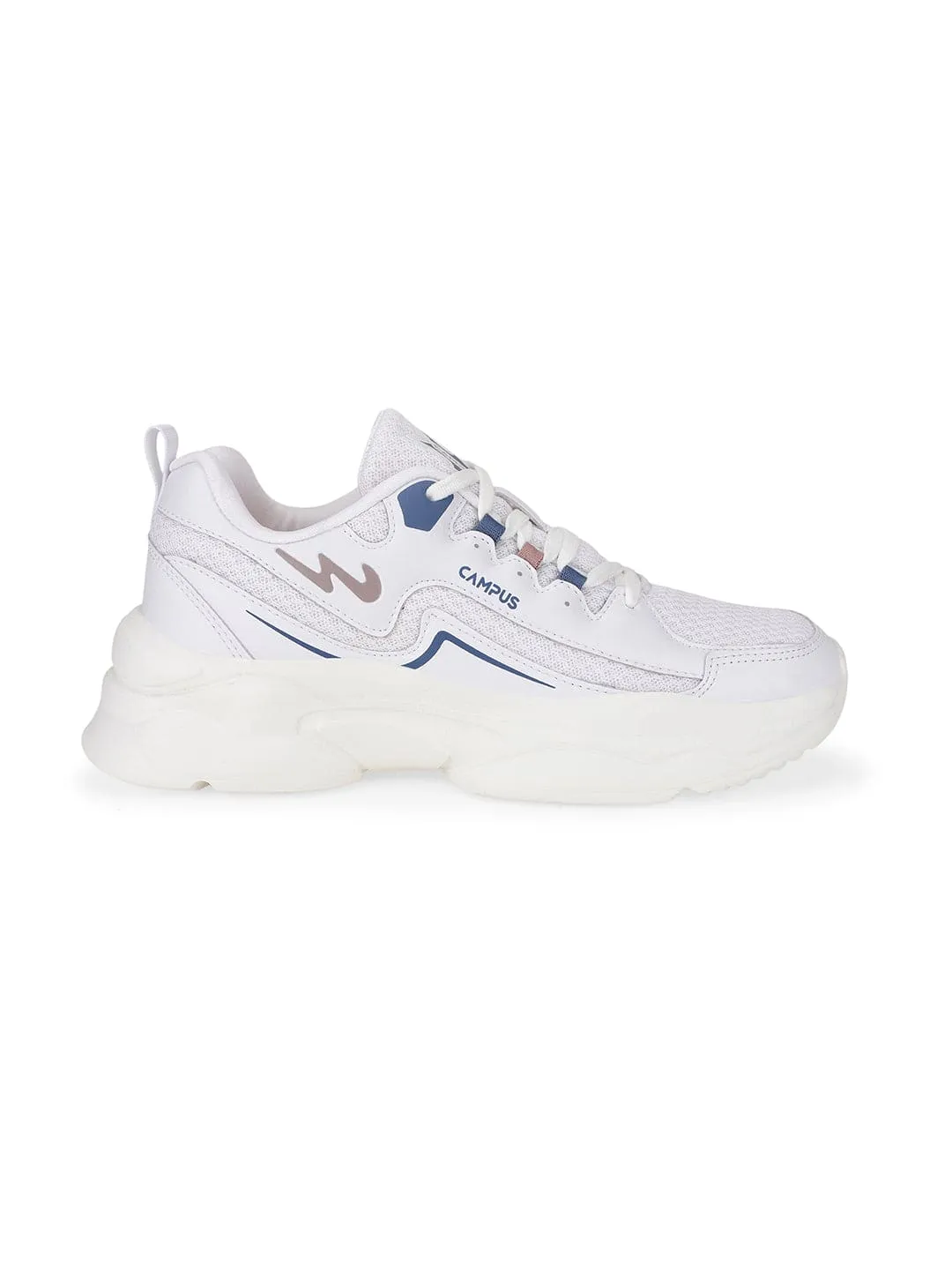 BUTTER White Women's Sneakers sold by Campus Shoes