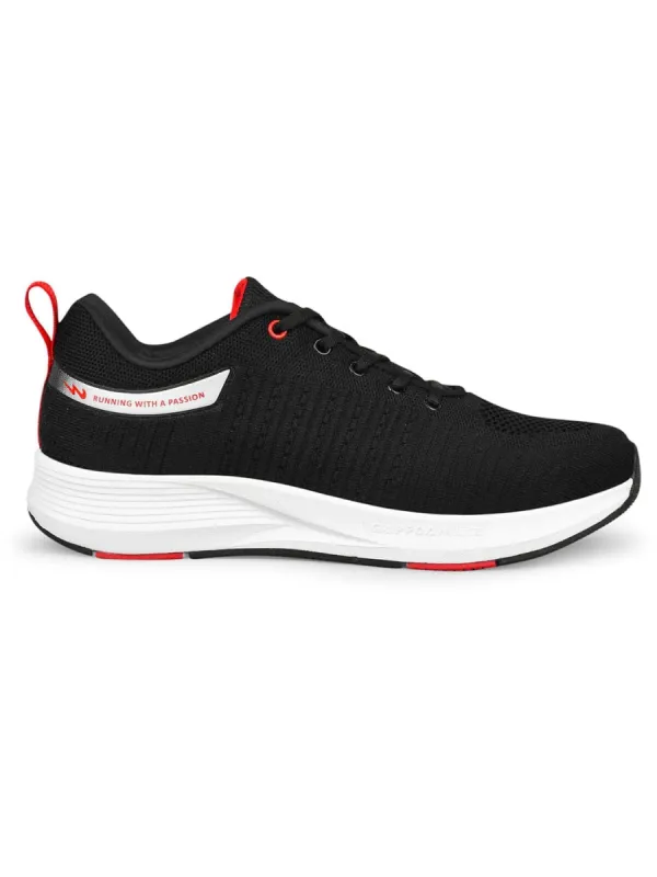 ELEMENTO Black Men's Running Shoes sold by Campus Shoes