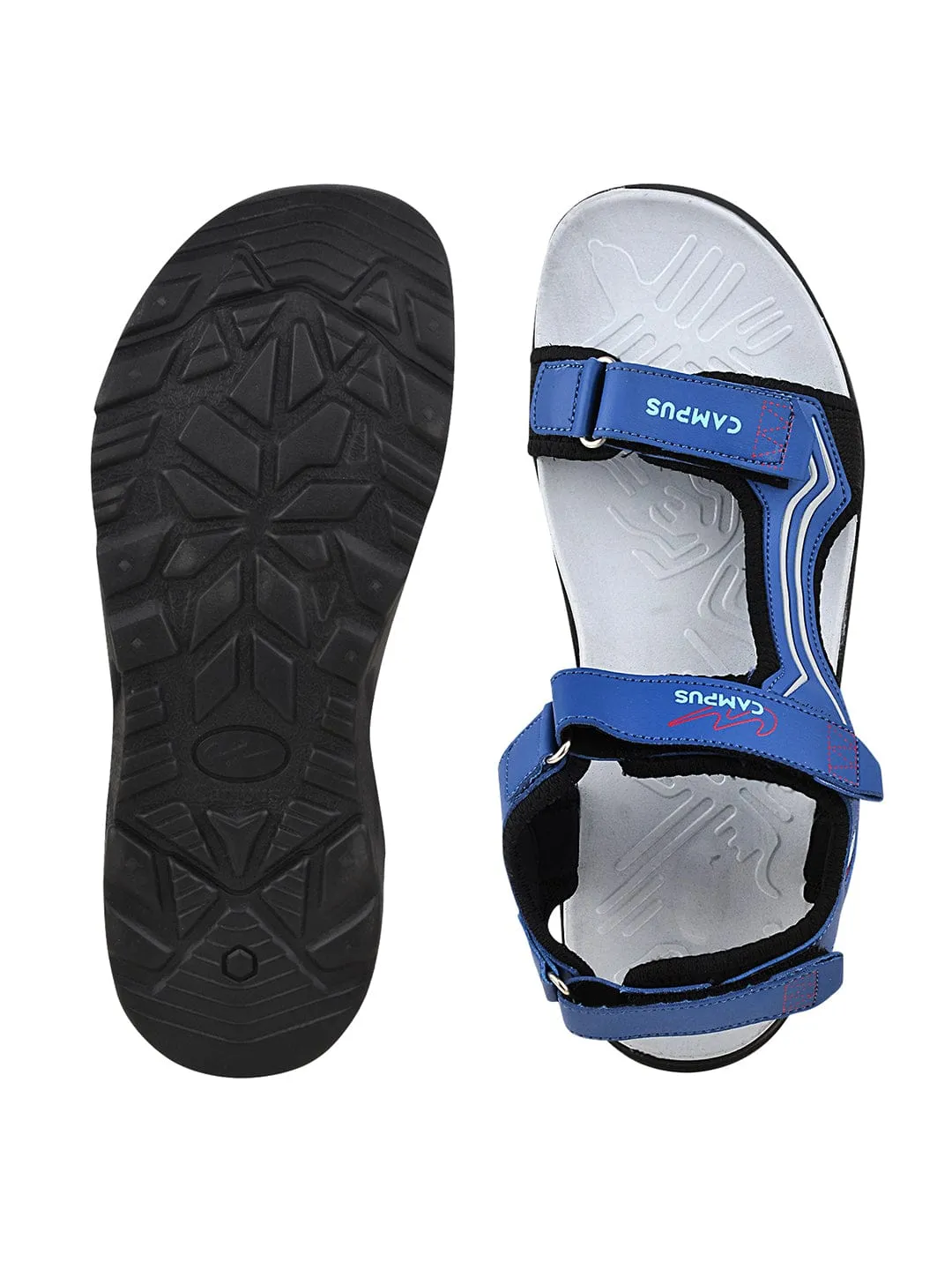 CAMP DRAG Blue Men's Sandals sold by Campus Shoes product image thumbnail 4
