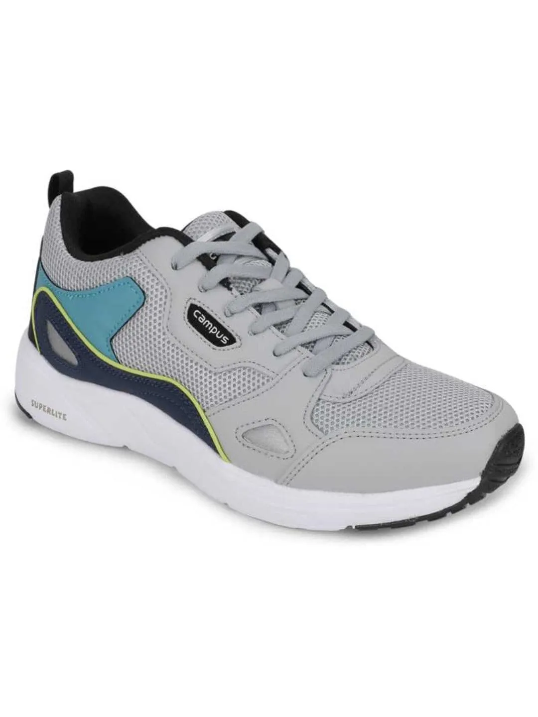 WISDOM Grey Men's Running Shoes sold by Campus Shoes product image thumbnail 2