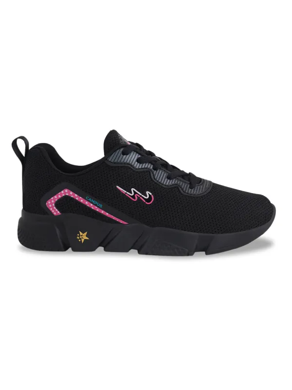 JULIUS Black Women's Sneakers sold by Campus Shoes