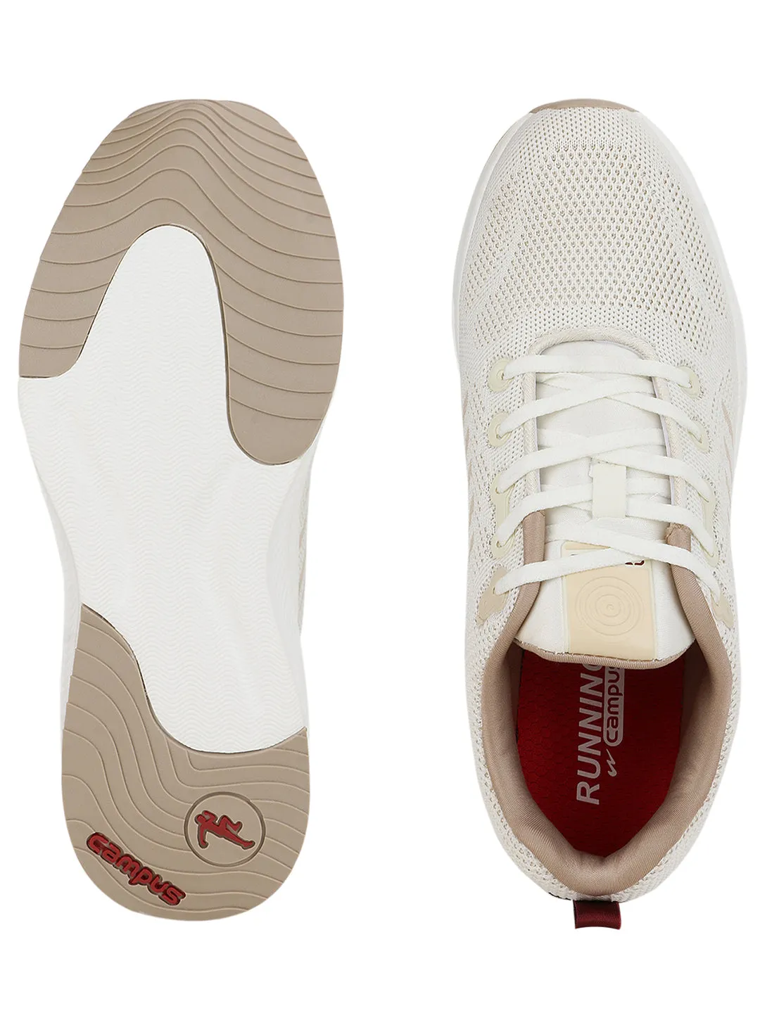 EOS White Men's Running Shoes sold by Campus Shoes product image thumbnail 4