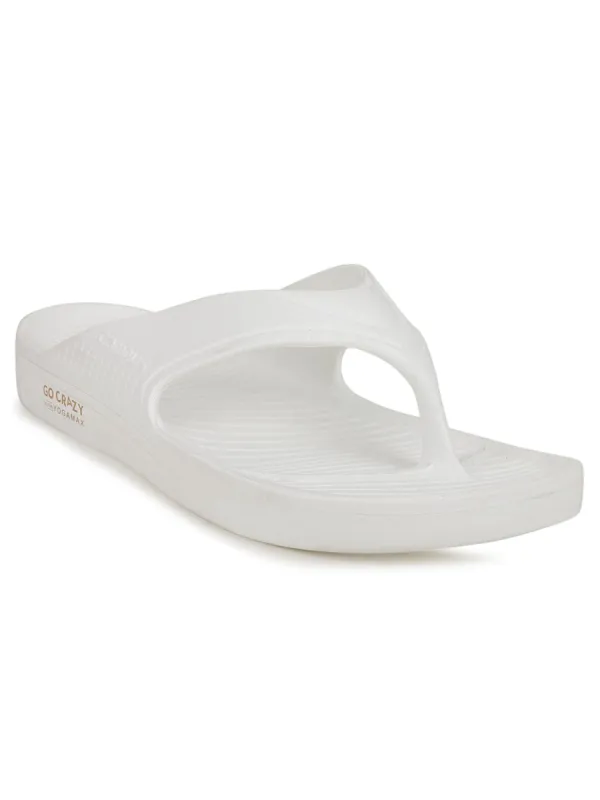 2GC-SL-50 White Men's Flip Flops sold by Campus Shoes
