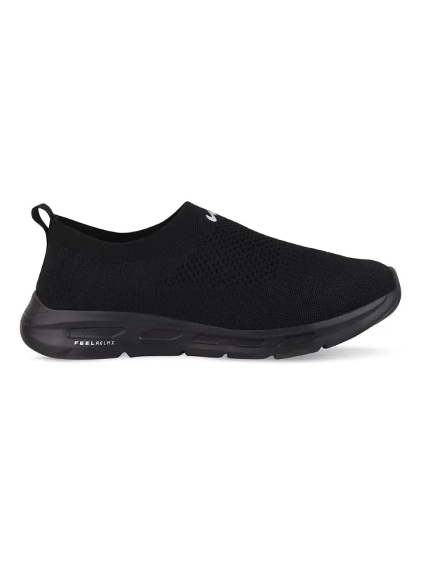 KING PRO Black Men's Walking Shoes sold by Campus Shoes