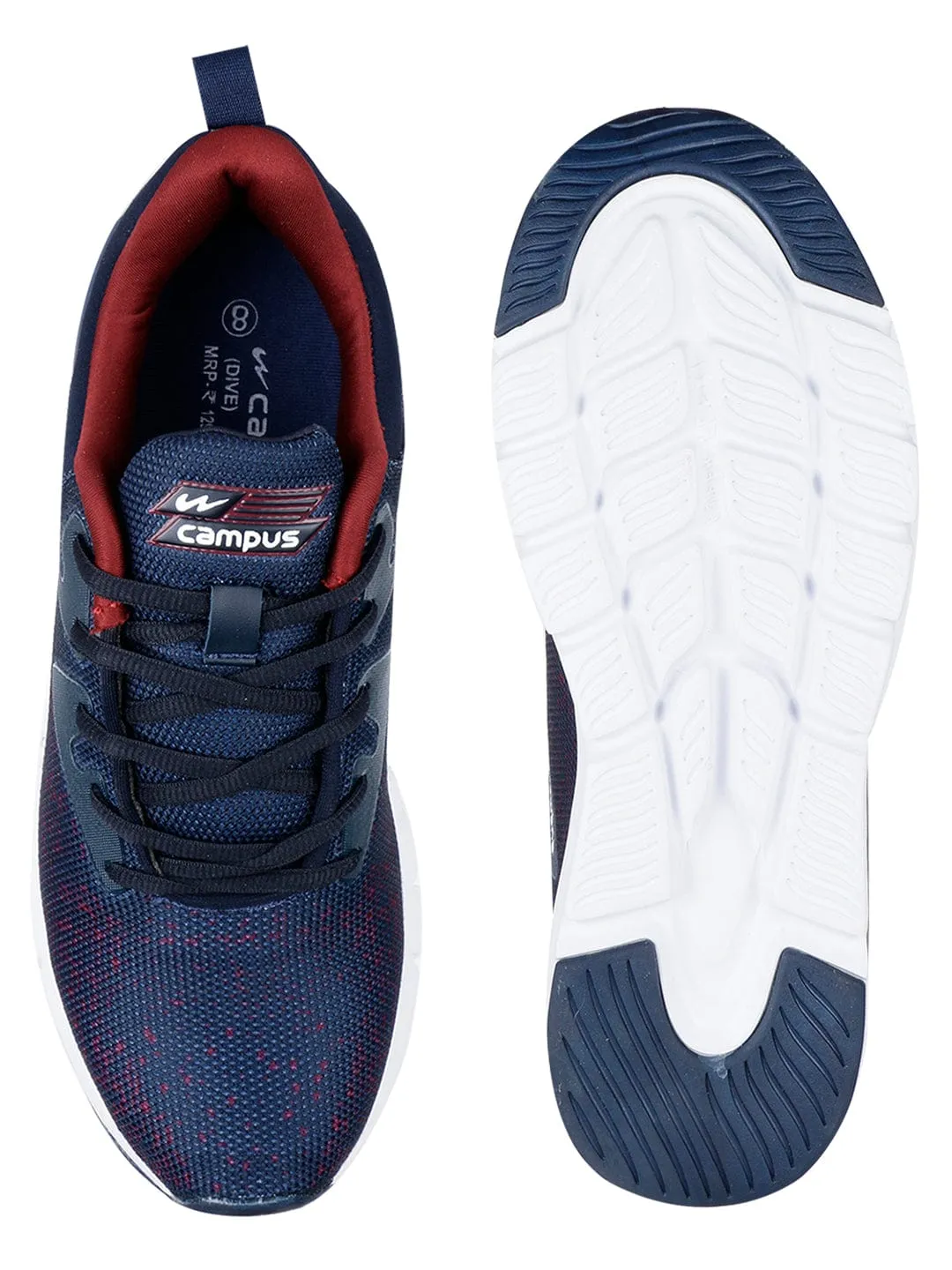 DIVE Blue Men's Running Shoes sold by Campus Shoes product image thumbnail 4