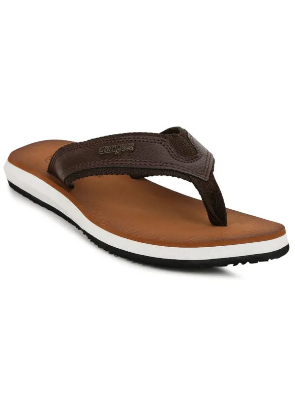 GC-1014 Tan Men's Flip Flops sold by Campus Shoes