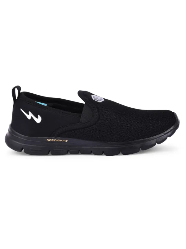 CAMP STANLE Black Women's Slip-ons sold by Campus Shoes