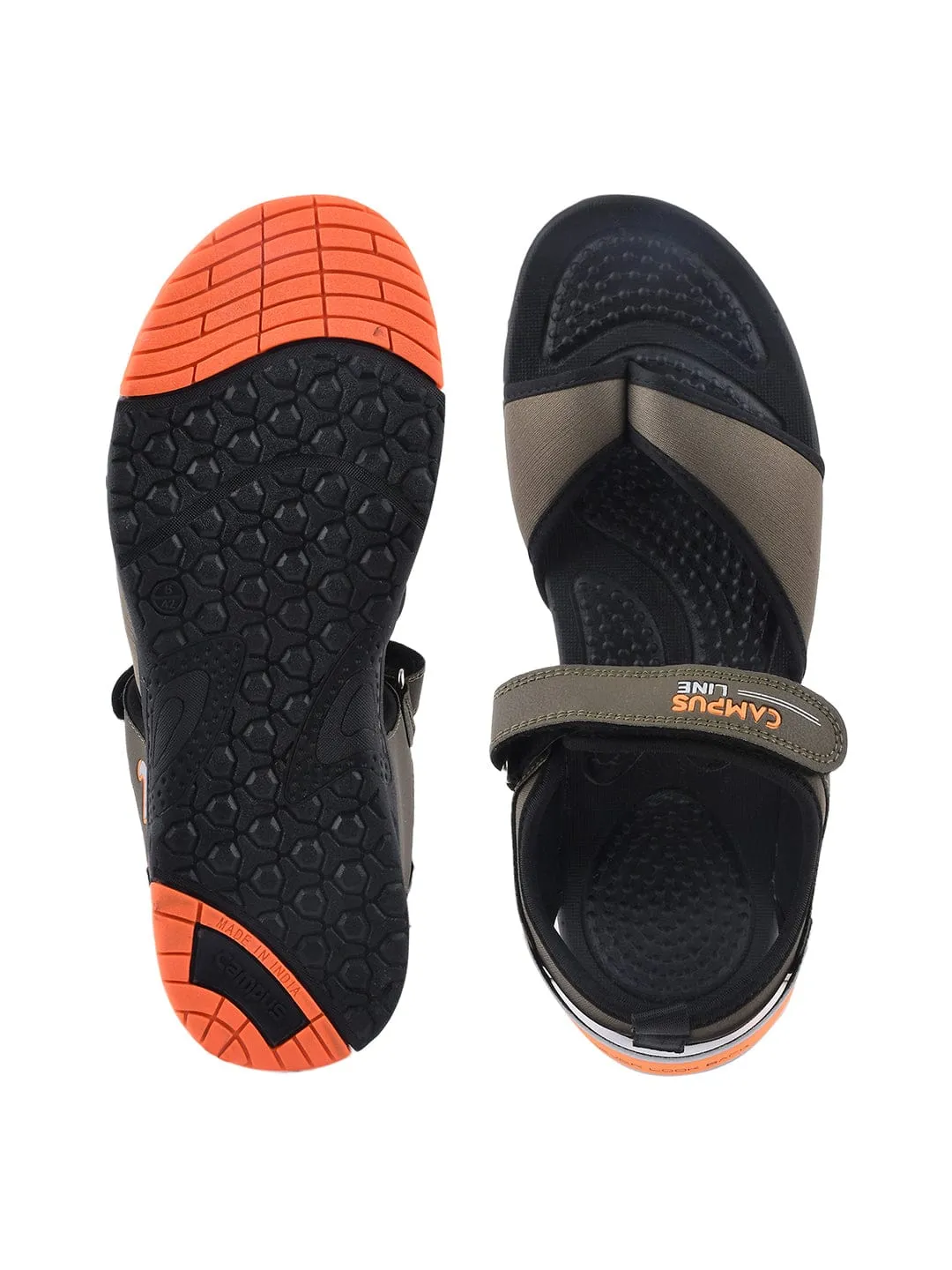 GC-2306 Grey Men's Sandals sold by Campus Shoes product image thumbnail 4