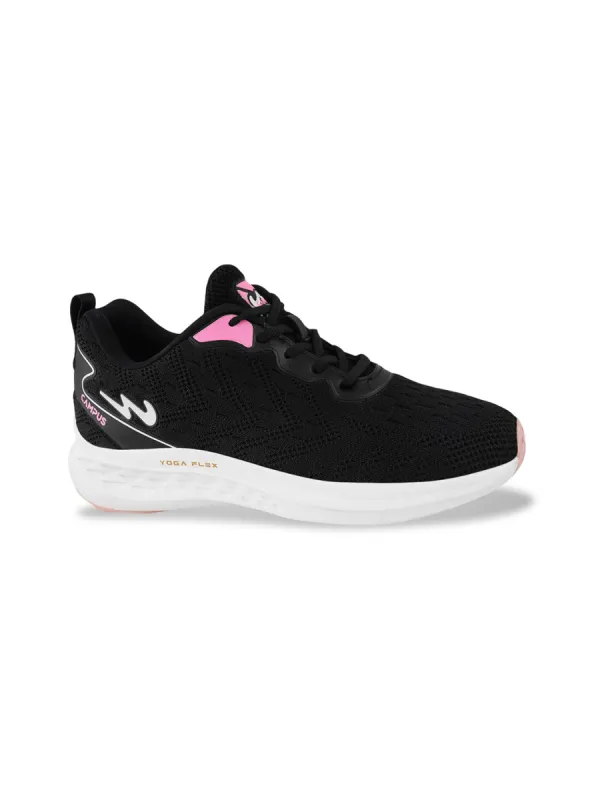 CAMP GABBIE Black Women's Running Shoes sold by Campus Shoes
