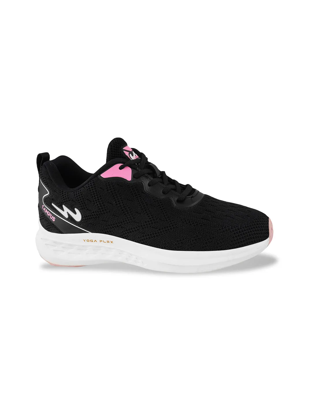 CAMP GABBIE Black Women's Running Shoes sold by Campus Shoes