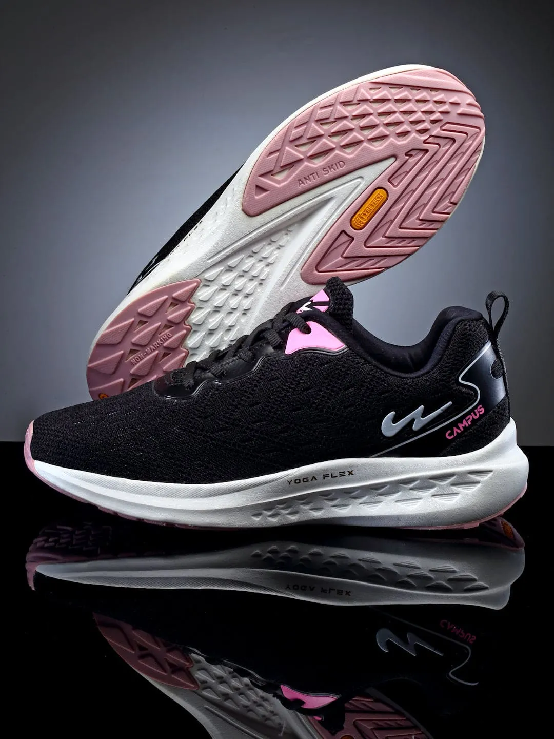 CAMP GABBIE Black Women's Running Shoes sold by Campus Shoes product image thumbnail 5