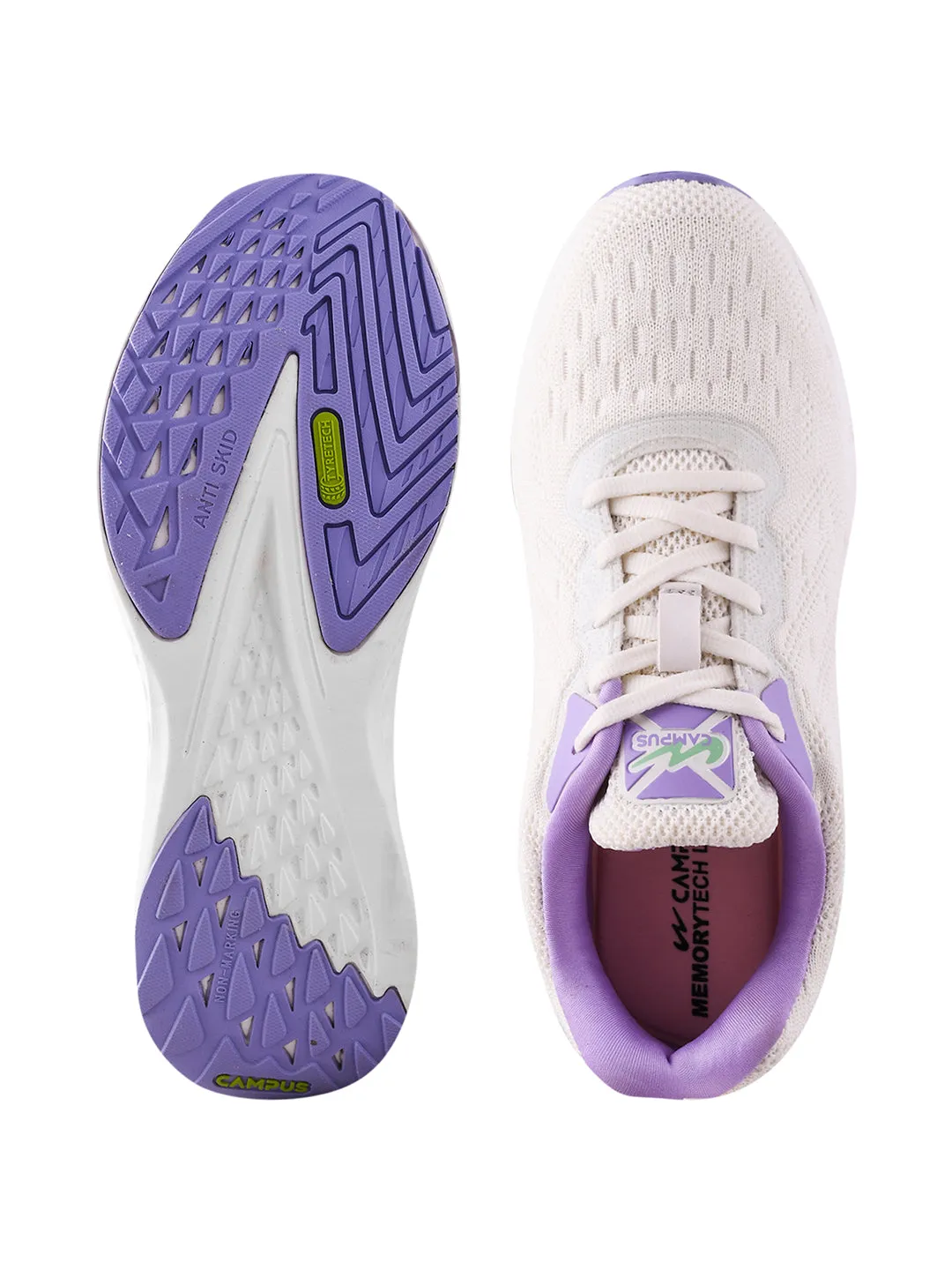 CAMP GABBIE White Women's Running Shoes sold by Campus Shoes product image thumbnail 5