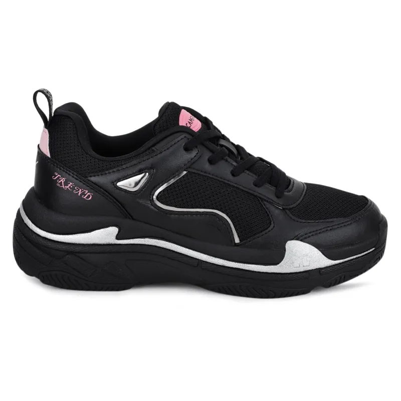 DAZEL Black Women's Sneakers sold by Campus Shoes